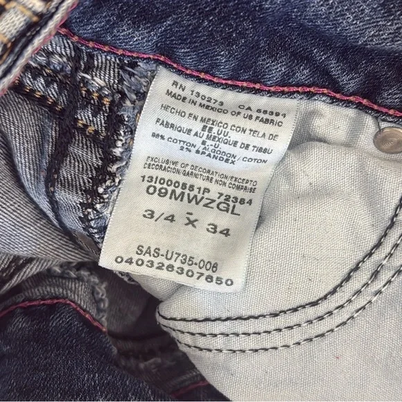 Women’s Wrangler Low Rise Bootcut Jeans Size 3/4 x 34 - Picture 11 of 12
